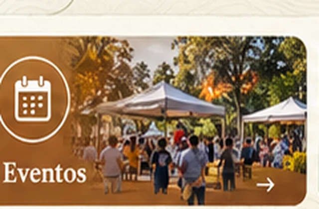 Barracas de feira na praça central de Águas da Prata